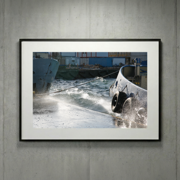 Port Gdy – Wydruk Artystyczny 30x45 cm